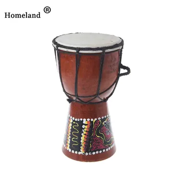 

Drum Accessories 4 inch Professional African Djembe Drum Bongo Wood Good Sound Musical Instrument