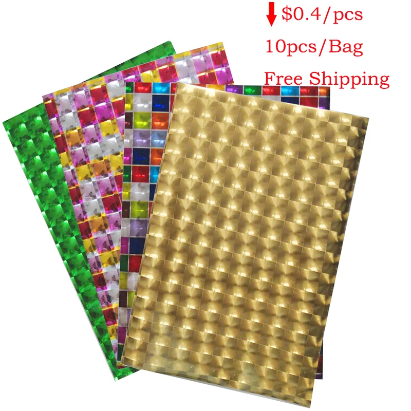 

cat eye pattern scrapbooking stickers diy decor Sparkling glue sheets 10pcs/bag adhesive sticker crafts and scrapbooking 20*30cm