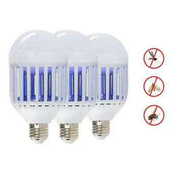 

2 in 1 Light Zapper LED Light Bulb Bug Mosquito Fly Insect Killer Bulb Lamp Home