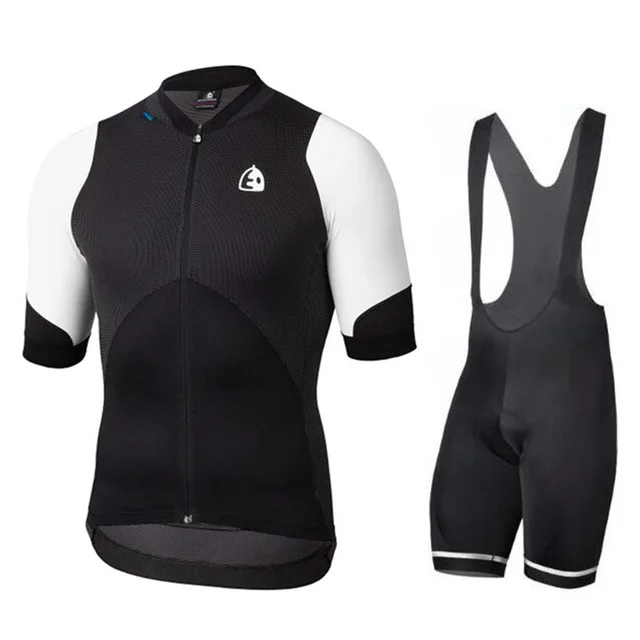 set 4 Pro Team Велоспорт Джерси Набор для мужчин быстросохнущие мужские летние с коротким рукавом ремень нагрудник шорты набор Италия силиконовые Нескользящие - Цвет: set 4