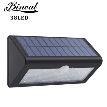 

Solar Panel Lamp Garden Led 38 LEDs Lights Bright Motion Sensor Gardern Outdoor Led Solar Street Light Solar Lighting