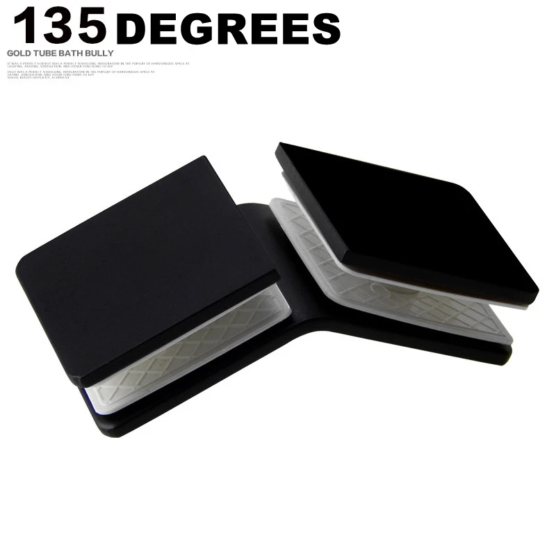 Stainless Steel 304 Glass Fixed Clip Bathroom Glass Support 0 90 135 180 Degree Partition Shower Room Link Clip shower room glass clamp