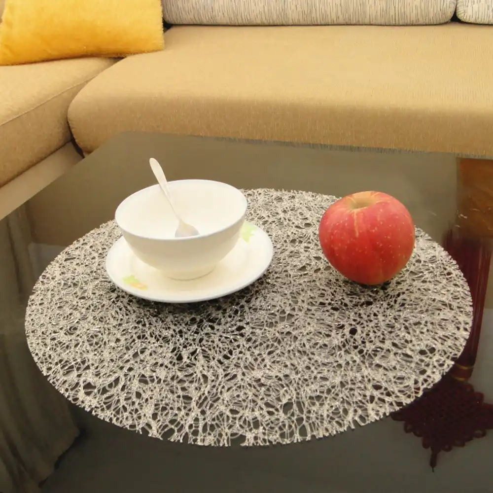 Round Table Placemats Non Slip Coaster Table Mats Dining Table
