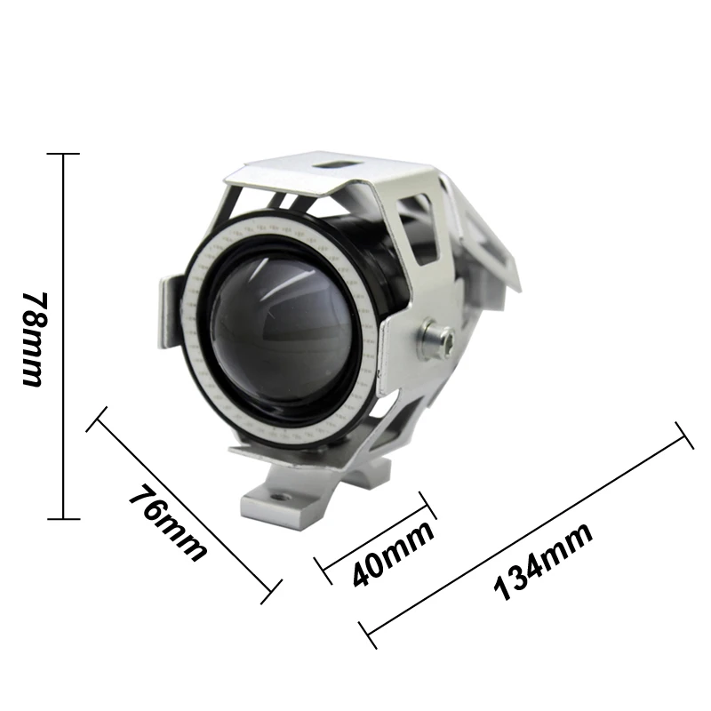 SUNKIA 2 шт./лот Devil Eye 12 80 в CREE Chip U7 Светодиодные Автомобильные DRL мотоциклы фары для