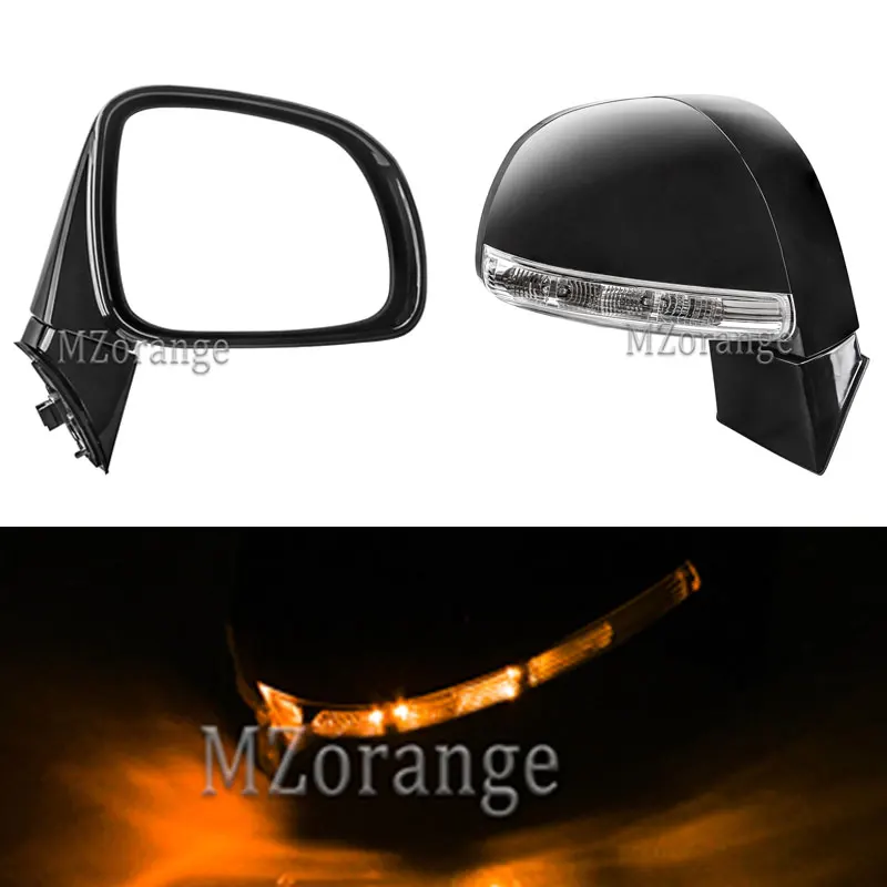 

MZORANGE LED Side Heated Rear View Mirror for Chevrolet Captiva 2008-2010 Rearview Mirror Assembly Indicator Light Holder