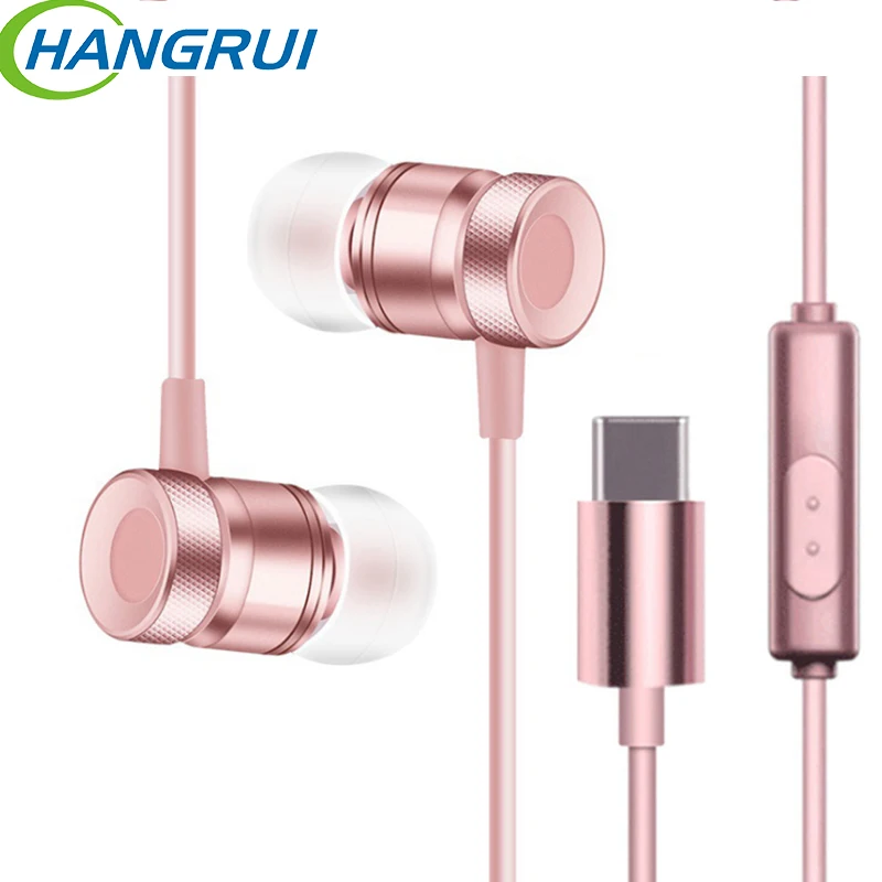 Original USB Type C In Ear Metal Earphone Digital Earphone Hifi Earbuds