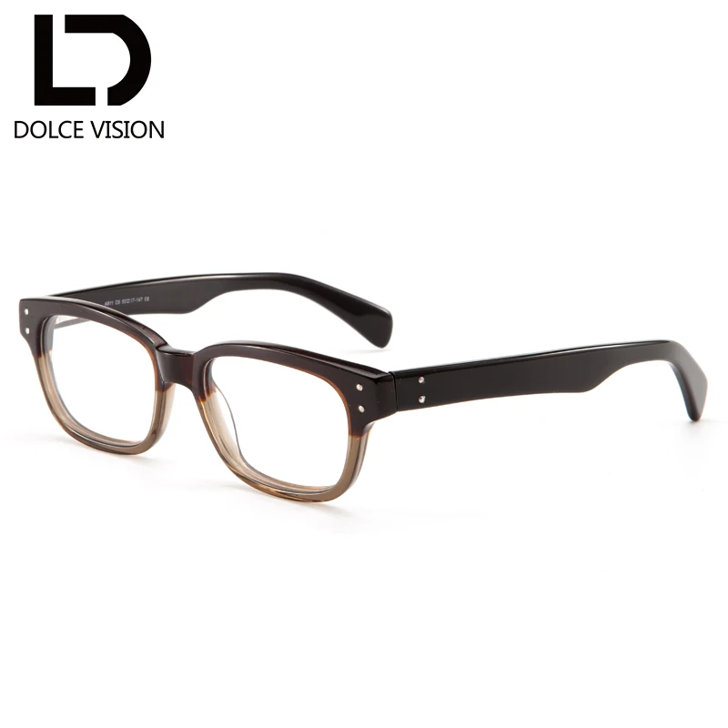 

DOLCE VISION Retro Myopia Glasses Men Astigmatism 1.67 Index Corrective Glasses Male Glass Progressive Lens Diopter Spectacles