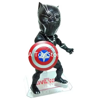 

Egg Attack Captain America Civil War Avengers Black Panther PVC Action Figure Collectible Model Toy 18cm Retial Box