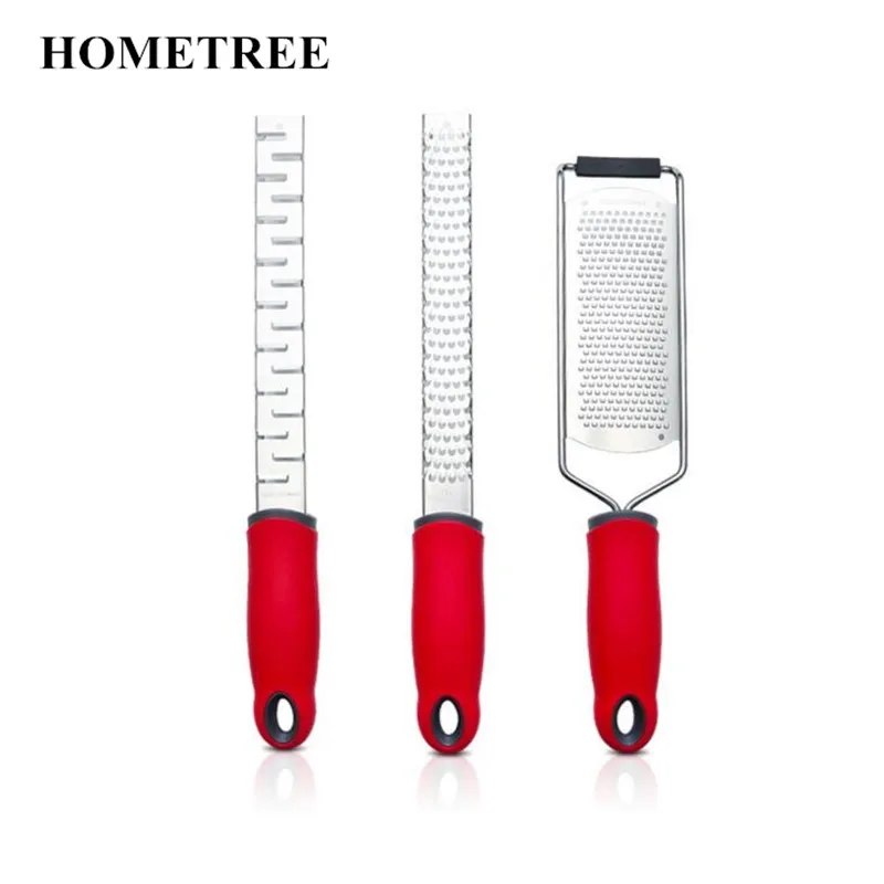 

HOMETREE Cheese Chocolate Grater Stainless Steel Blade For Cheese Slicer Zester Lemon Ginger Graters With Protective Cover H237