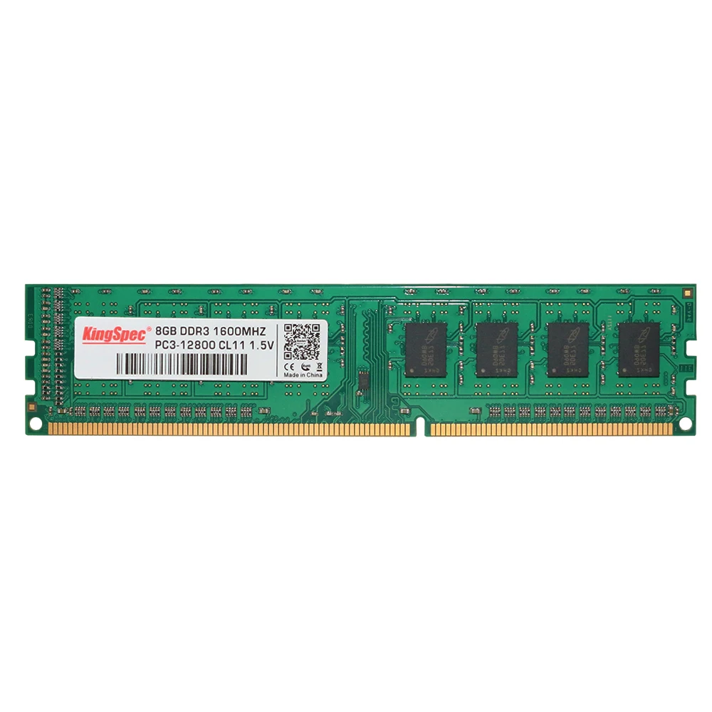 KingSpec DDR3 4 ГБ 8 ГБ 1600 МГц оперативная память 240pin для рабочего стола с высокой производительностью высокая скорость