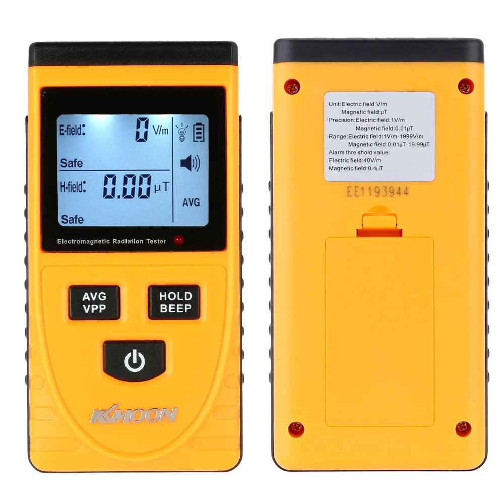 Quality Digital LCD Electromagnetic Radiation Detector Meter Dosimeter Tester Counter built-in electromagnetic radiation sensor