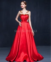 Neue Designer 2016 Roten Abendkleid Sleeveless Elegantes Kleid Party Vestido De Festa Longo Brautkleider 26DLD