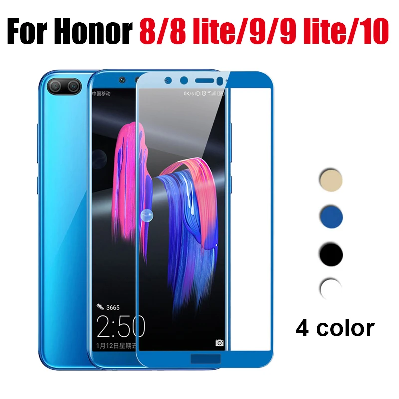 Закаленное стекло для huawei honor 10 9 lite Защитная пленка light 8 Защитное life|Защитные