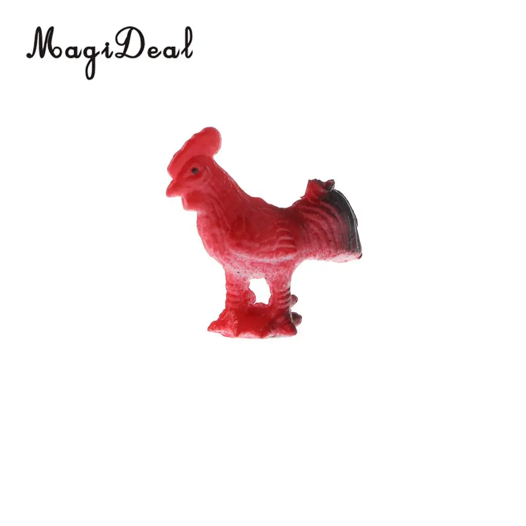 12Pcs/Pack Plastic Farm Animal Models Kids Children Baby Educational Toy Party Bag Fillers Home Desk Decoration