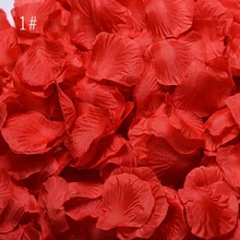 Романтические лепестки роз 1000 шт/партия свадебные аксессуары украшения для вечеринки Цветы полиэстер искусственные розы цветы SR01