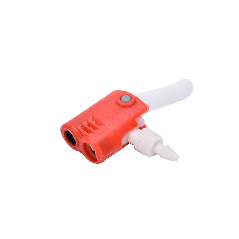 

Red Bicycle Bike Cycling Pump Integrated Air Nozzle Conversion Nozzle Manual Air Pump For Vavle Portable Outdoor Accessories