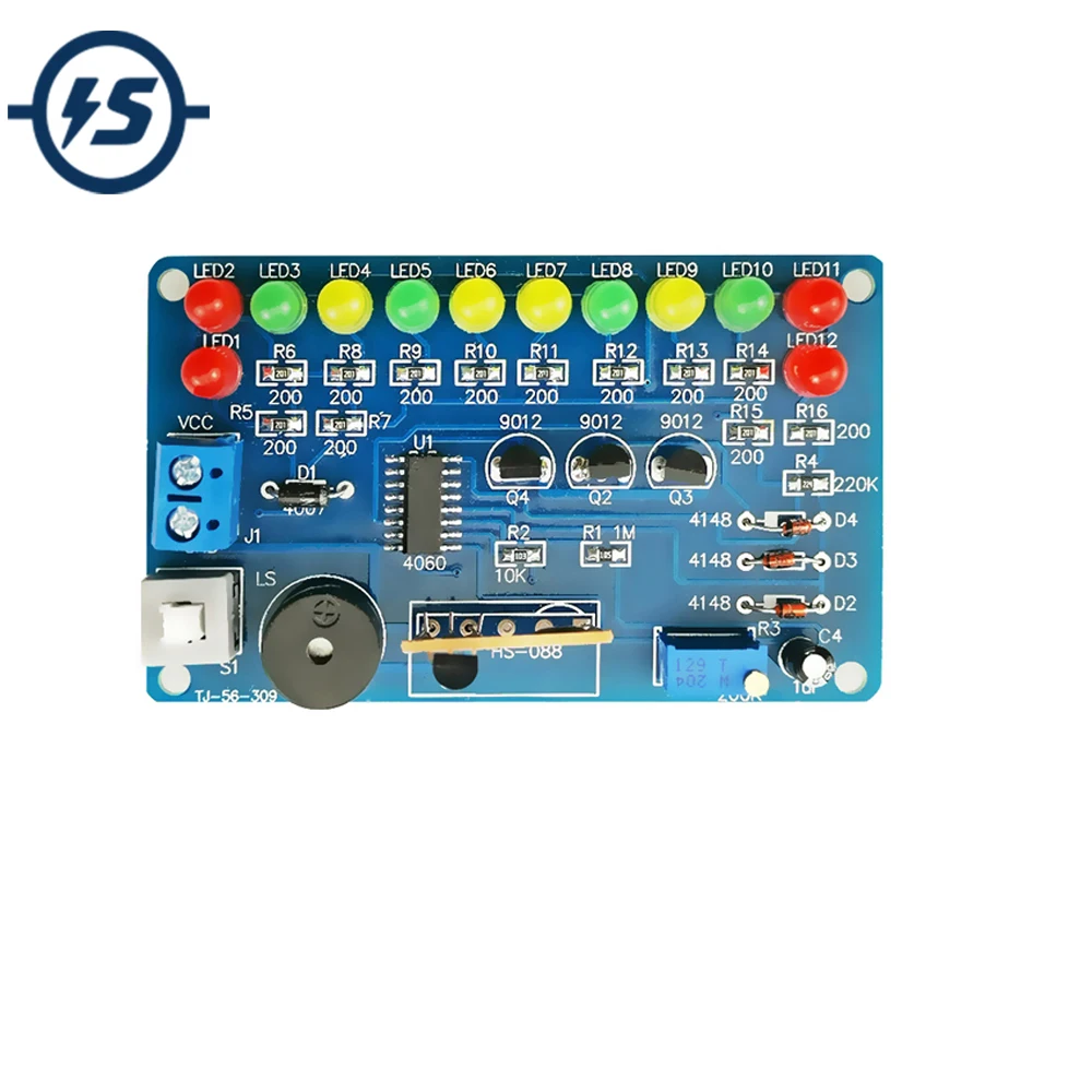 Электронный набор для самостоятельной сборки музыкальная схема светодиодный мигающий модуль электронные компоненты