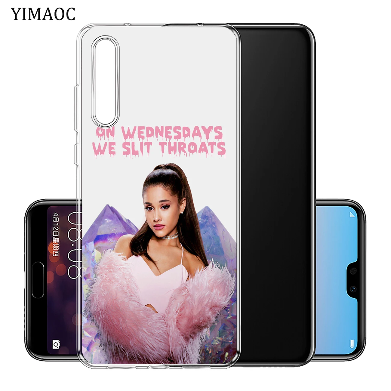 Мягкий силиконовый чехол для телефона YIMAOC Ariana Grande Huawei Y7 Y6 Y9 Prime 2018 Honor 20 10 8 8C 8X 9X 9 Lite