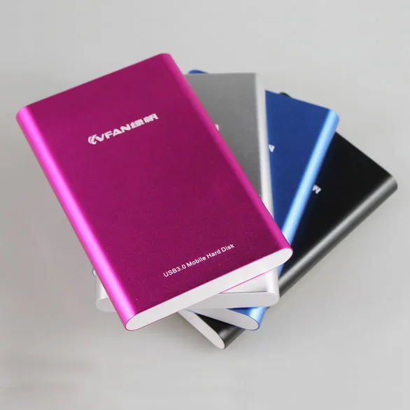 

Free Shipping LVFAN 2.5'' USB3.0 HDD Store 750GB External Hard Drive Disk Capacity Plug and Play Beautiful 2015 Metal New Style