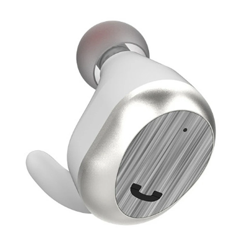 Single Earphones Wireless Bluetooth 4.2 In-Ear Smart Headset Long Standby For Mobile Phone(White) | Электроника