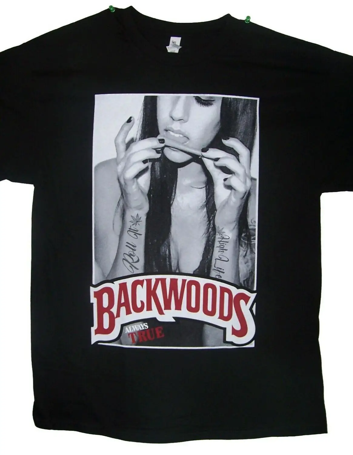 

Backwoods Blunt Weed Us Screen Printed T-Shirts -Design Tops Tees Summer Men'S Hip Hop Street Extend Men Slim Fit T Shirts
