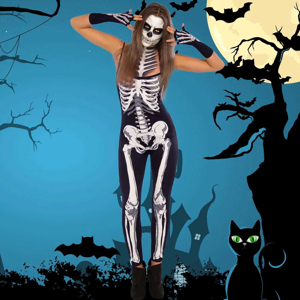 skeleton jumpsuit
