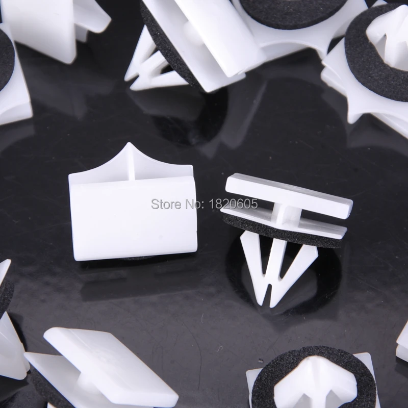 500Pcs Plastic Clips Fasteners Rocker Panel Moulding Clip For G M