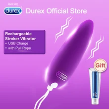 Durex Vibrator Dildo Rechargeable Stroker Vibrator Adult Sex Toys Safe Intimate Goods Vagina Erotic Product Vibrator for Women