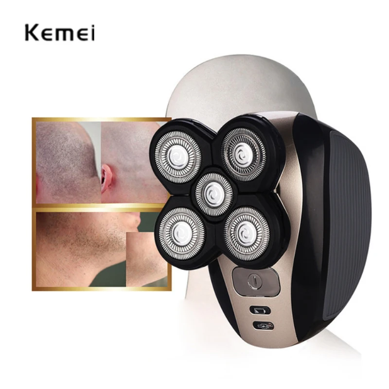 

Electric Shaver 5D Floating Heads Washable Beard Trimmer Razor Multifunction Hair Clipper Rechargeable Shaving Machine 35D