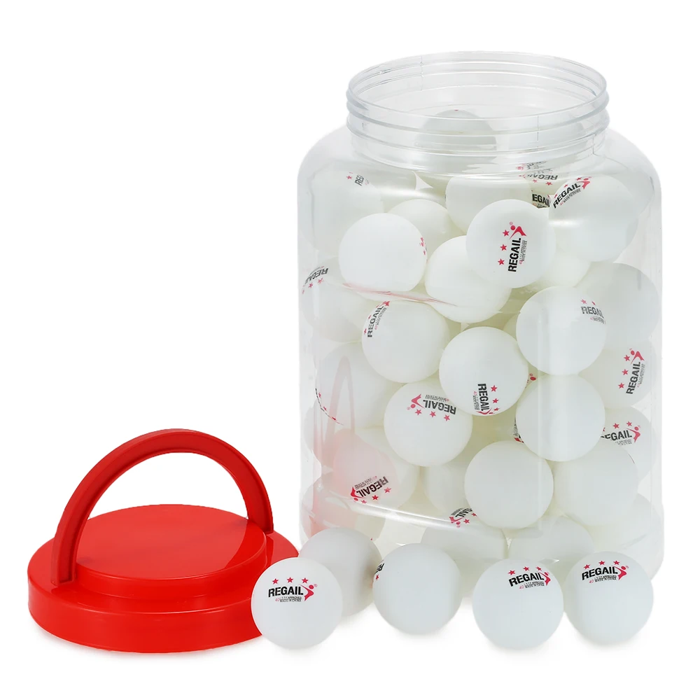 60 Pcs 3 نجوم بينغ بونغ كرات أحدث تنس طاولة كرات جديد المواد المهنية البلاستيك ممارسة طاولة تدريب التنس كرات