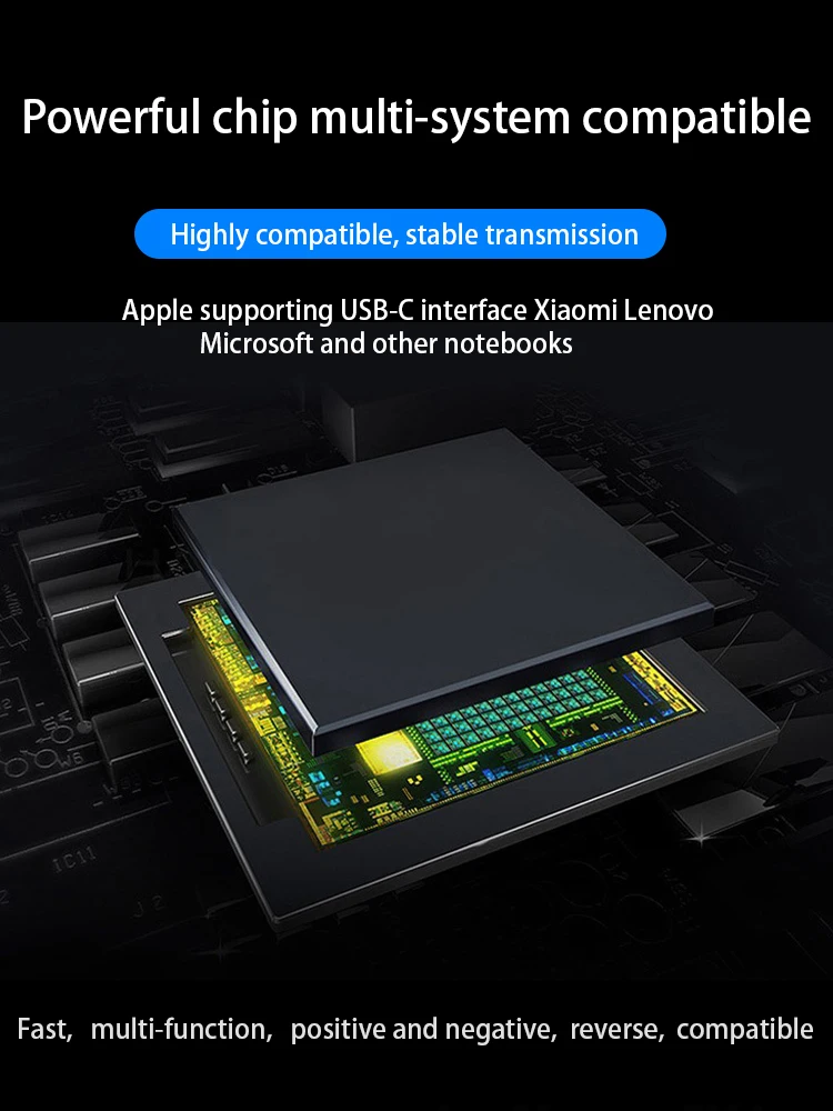 USB C концентратор 6 в 1 взаимный обмен данными между компьютером и периферийными устройствами 3,0 Тип C Hub адаптер ключ совместим для MacBook Pro Thunderbolt 3, USB-C данных