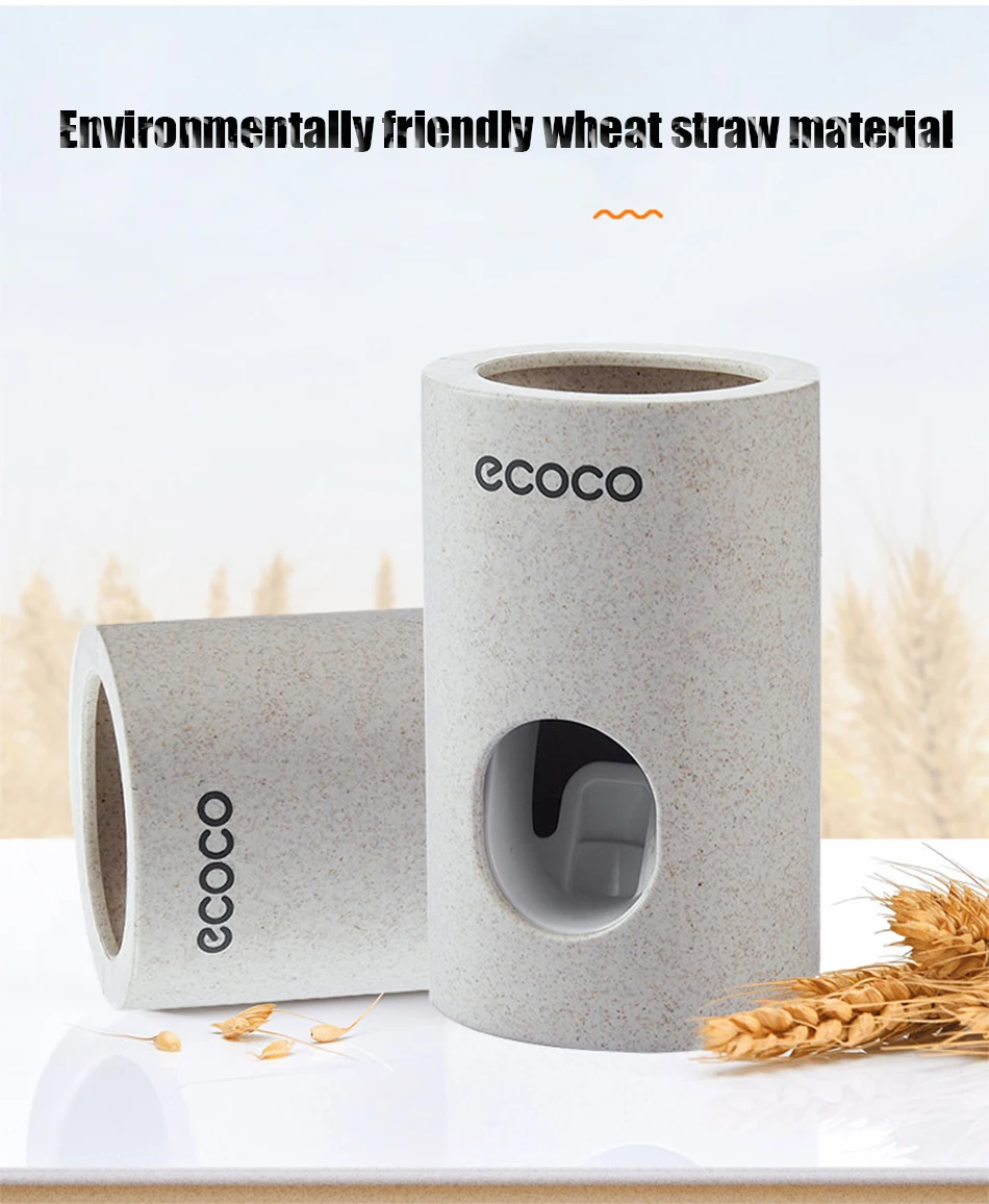 ECOCO Automatic Toothpaste Dispenser Dust-proof Toothpaste Squeezer
