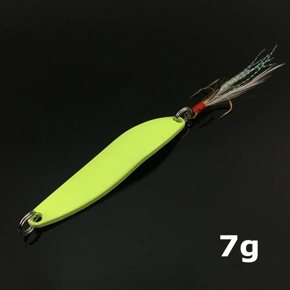 FUZXC New 5g 7g 10g 13g Spoon Spinner Fishing Lure Sequin jig Artificial Pesca Luminou Wobbler Fly Fishing Tackle Tool Hard Bait - Цвет: 10