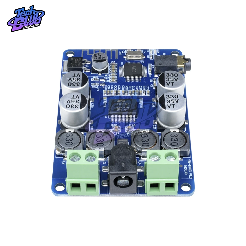 DV 10 25V TDA7492P Bluetooth приемник усилитель аудио Плата 25W * 2 мощности Динамики