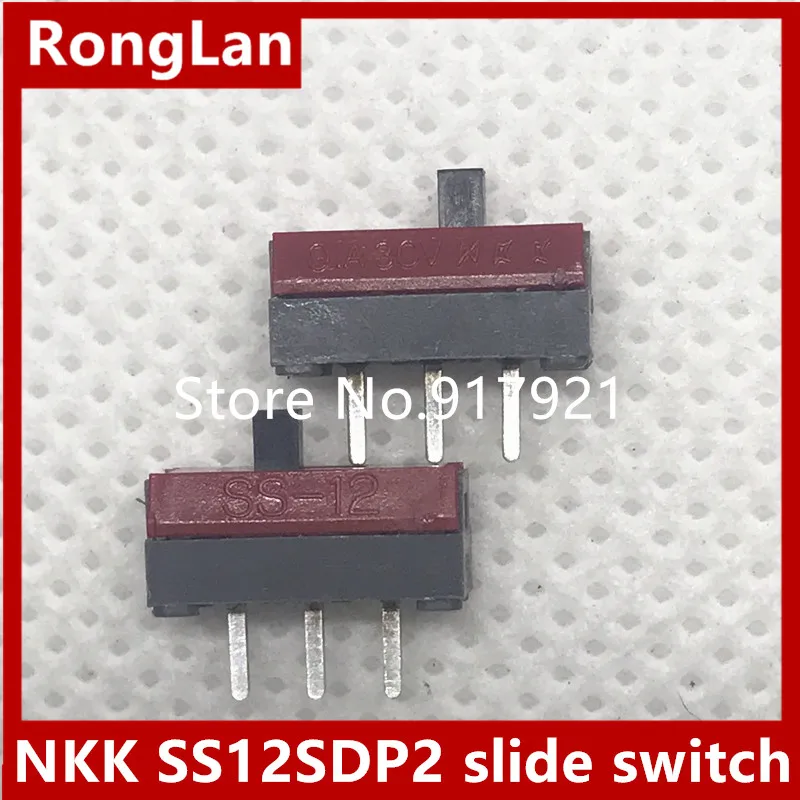 

[ZOB] SS12SDP2 imported from Japan nkk day open miniature slide switch SS-12 subminiature toggle switch --50PCS/LOT
