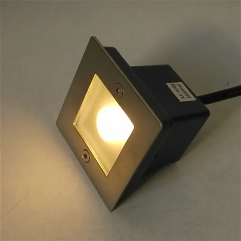 

New IP68 Waterproof 3W AC 85-265V LED Outdoor Ground Garden Path Floor Underground Buried Yard Lamp Spot Landscape Light