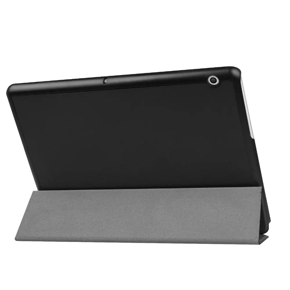 Dulcii Чехлы для huawei MediaPad T3 10 9 6 &quotShell чехол из ПУ кожи Tri fold Стенд флип t3