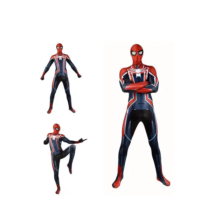 Дети взрослый Spiderm Homecoming Zentai в спайдерм черный Веном супергерой Железный человек костюм маска для хеллоуина и карнавала наряд