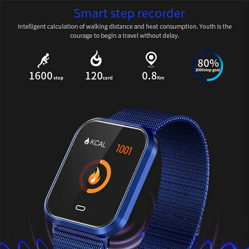 CD16 Смарт часы для мужчин IP67 Водонепроницаемый Smartwatch кровяное давление монитор сердечного ритма фитнес трекер здоровья браслет Wriswatch