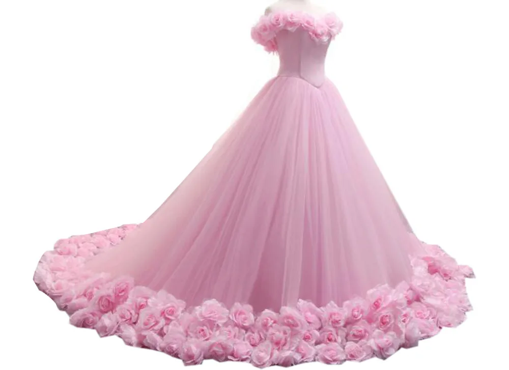 vestido de 15 anos florido