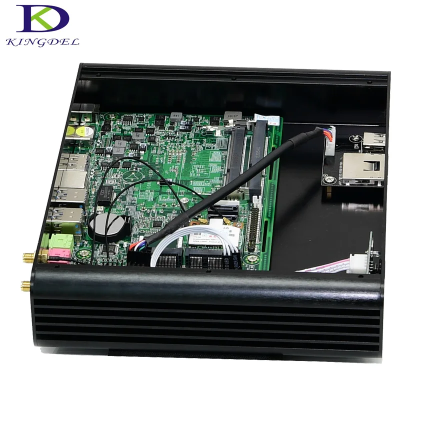 Безвентиляторный мини ПК intel NUC i7 6500U/i7 6600U Max 8/16 ГБ RAM 1T SSD Ultra HD 4K DP HDMI SD Card reader HTPC
