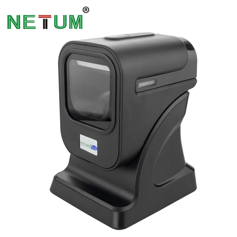 

POS High Quality 2D Omnidirectional Barcode Scanner Desktop Flatbed Bar code Reader for Retail Store/Supermarke NT-6100