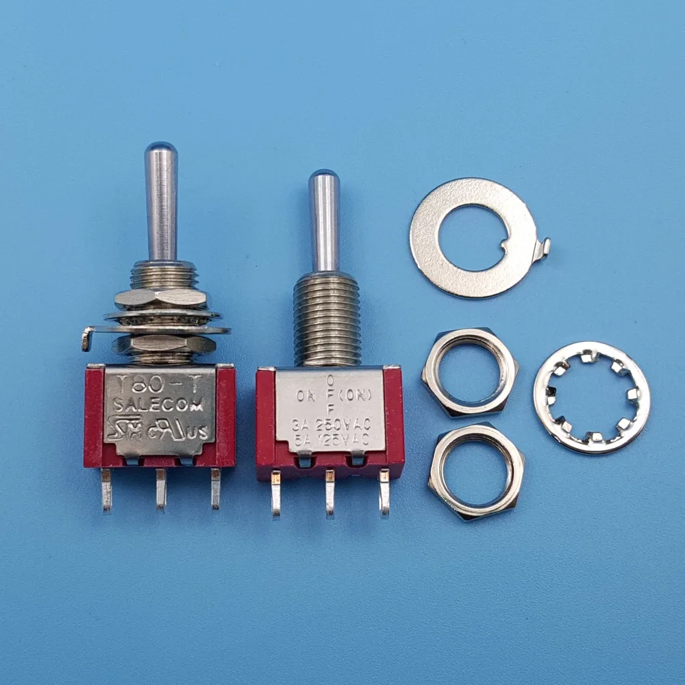 10 шт SH T8014B 3Pin односторонний мгновенный ВКЛ ВЫКЛ мама SPDT Мини тумблер|Выключатели|