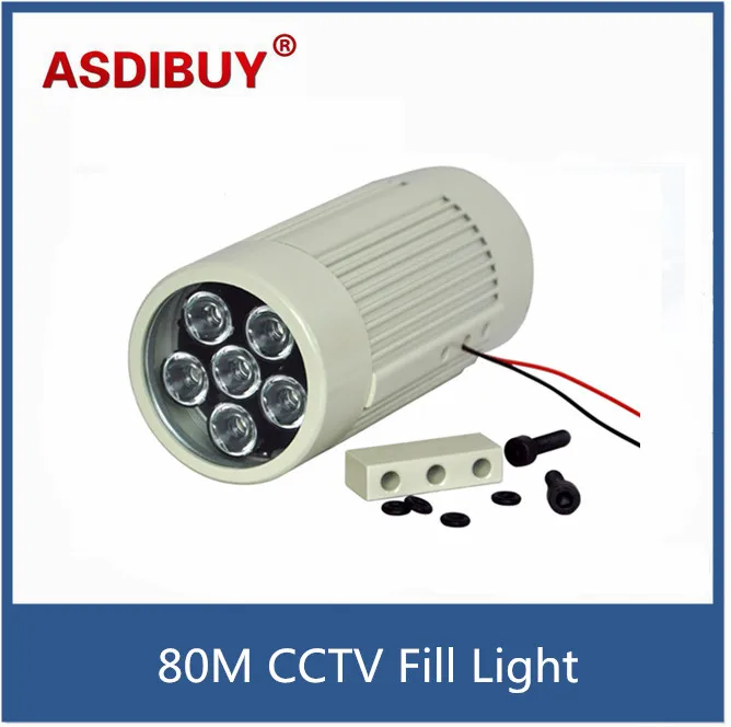 

80M IR distance 12W 6pcs IR Illuminator Array Leds Night-vision Fill Light road security lights for CCTV security Camera