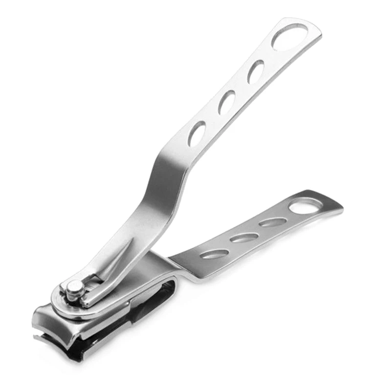Mayitr 1pc Professional  Stainless Steel Nail Clipper Trimmer Cuticle Rotatable Nail Cutter Finger Toe Manicure Tool