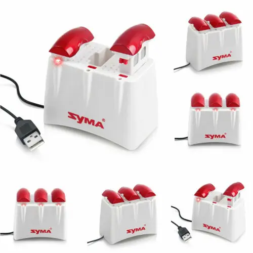 

3X 3.7V 500mAh Lipo Battery + 3-Port Charger for Syma X5UW Quad Drone