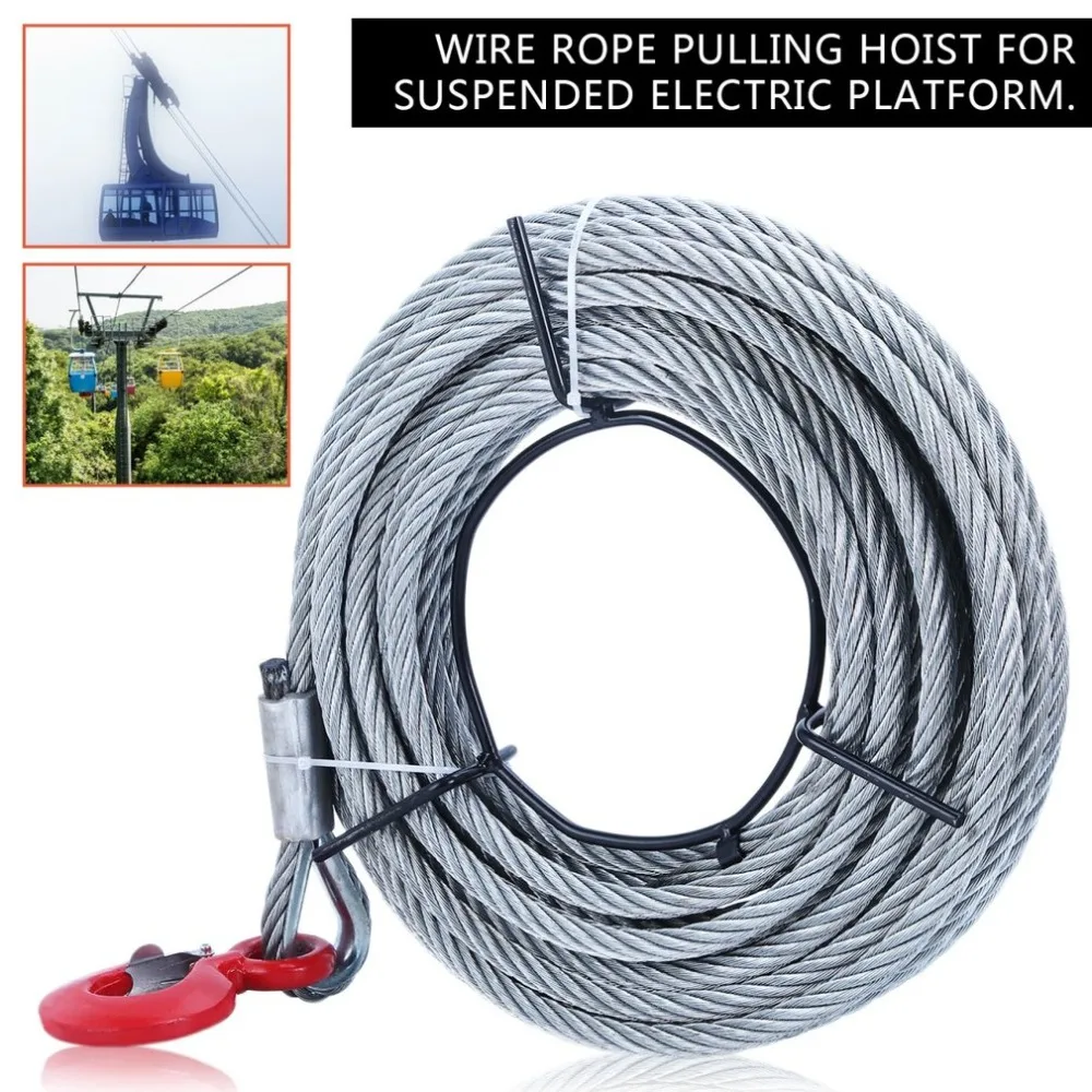 

3200KG Manual Wire Rope Pulling Hoist for Heavy Duty Suspended Electric Platform 20M Hand Winch Block Steel Wire Rope