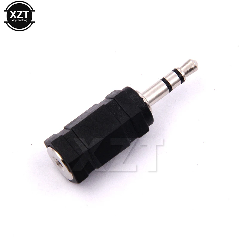 Hot sale 1pcs 3.5mm to 2.5mm jack plug TRS adapters male to female Audio wire connector for