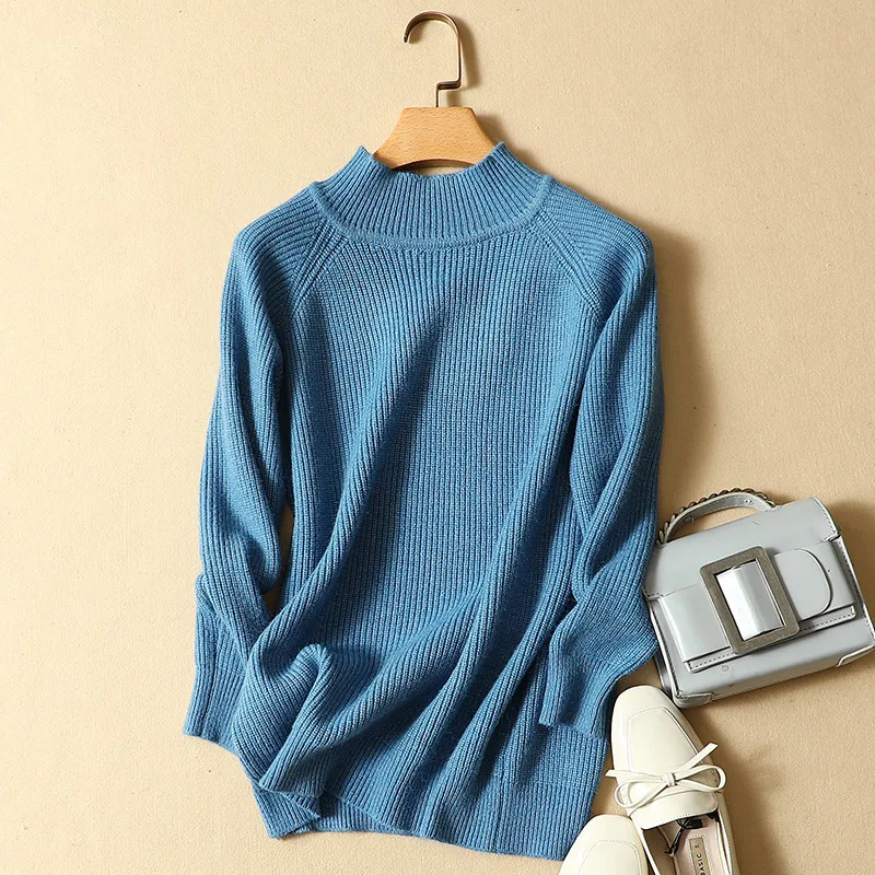 

turtleneck women solid sweaters and pullovers 2019 autumn winter new lady knitted fashion pull outwear coat tops
