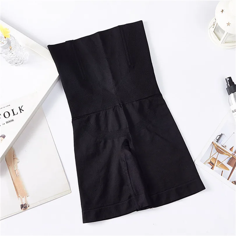 New Women Firm After pregnancy Shapewear Shorts Brilliance High-Waist Panty Mid-Thigh Body Shaper Bodysui #4F02 (16)